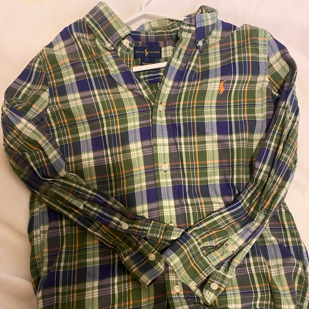 Ralph Lauren Button Down Boys Shirt Size 5